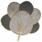 Décoration murale DKD Home Decor Blanc Gris Doré 121 x 2 x 121 cm (2 Unités) Décoration murale DKD Home Decor Blanc Gris Doré 121 x 2 x 121 cm (2 Unités)