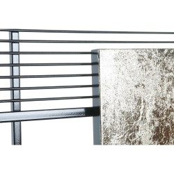 Décoration murale DKD Home Decor Abstrait Noir Doré Métal Moderne (89 x 4,5 x 97 cm)