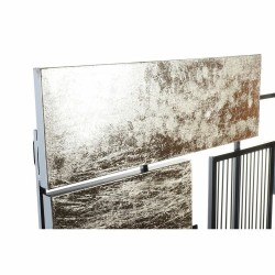 Décoration murale DKD Home Decor Abstrait Noir Doré Métal Moderne (89 x 4,5 x 97 cm)