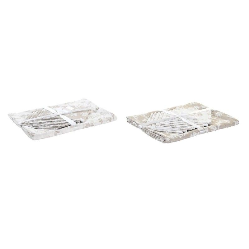 Nappe et serviettes de table  9 Pièces 2 Unités Coton (150 x 250 x 0,5 cm)