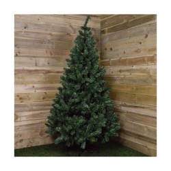 Albero di Natale in PVC verde 100x100x210 cm