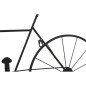Figurine Décorative DKD Home Decor Bicyclette Métal (78 x 2,5 x 45 cm) (2 Unités)