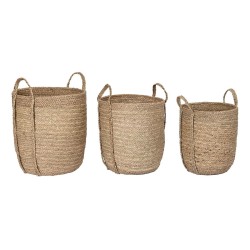 Boîte Décorative DKD Home Decor Herbier marin (44 x 44 x 57 cm) (3 Pièces)