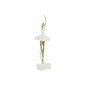 Figura Decorativa DKD Home Decor 13,5 x 12,5 x 40 cm Dorado Blanco Resina Bailarina Ballet