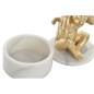 Figurine Décorative DKD Home Decor Doré Blanc Résine Marbre Tropical Singes (10,5 x 10,5 x 18,5 cm) (3 Unités) Figurine Décorative DKD Home Decor Doré Blanc Résine Marbre Tropical Singes (10,5 x 10,5 x 18,5 cm) (3 Unités)