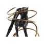 Figura Decorativa DKD Home Decor Negro Dorado Metal Resina Moderno (17 x 14 x 42,5 cm)