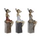 Figurine Décorative DKD Home Decor Femme Rouge Gris Bleu Résine Moderne (16 x 12 x 37 cm) (3 Unités) Figurine Décorative DKD Home Decor Femme Rouge Gris Bleu Résine Moderne (16 x 12 x 37 cm) (3 Unités)