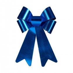 Lien 22 x 38 cm Décorations de Noël Bleu PVC