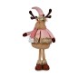Renne de Noël Rose Marron Polyester (24 x 63 x 27 cm)