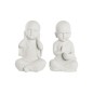 Figurine Décorative DKD Home Decor Finition vieillie Blanc Moine Oriental Magnésium (25,5 x 19 x 39 cm) (2 Unités) Figurine Décorative DKD Home Decor Finition vieillie Blanc Moine Oriental Magnésium (25,5 x 19 x 39 cm) (2 Unités)