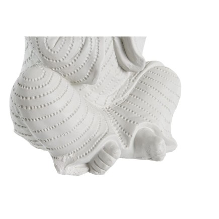 Figurine Décorative DKD Home Decor Finition vieillie Blanc Moine Oriental Magnésium (24 x 22 x 39 cm) (3 Unités)