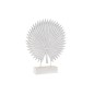 Figura Decorativa DKD Home Decor 36 x 7 x 46 cm Blanco Tropical Hoja de planta