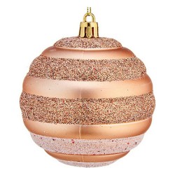 Boules de Noël Cuivre PVC