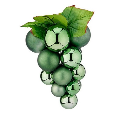 Bola de Navidad Uvas Verde Plástico