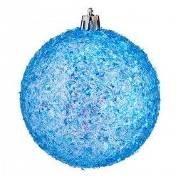 Boules de Noël Ø 8 cm Bleu PVC