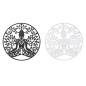 Décoration murale DKD Home Decor Noir Métal Buda Blanc Oriental (100 x 1 x 100 cm) (2 Unités) Décoration murale DKD Home Decor Noir Métal Buda Blanc Oriental (100 x 1 x 100 cm) (2 Unités)