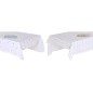 Nappe et serviettes de table DKD Home Decor Bleu Marron Blanc (150 x 250 x 0,5 cm) (2 Unités)