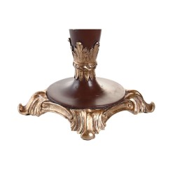 Centre de Table DKD Home Decor Miroir Doré Blanc Résine Brun foncé Néoclassique (24,5 x 24,5 x 20 cm) (2 Unités)