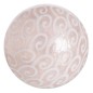 Balles CAPIZ Décoration Rose 10 x 10 x 10 cm (8 Unités)