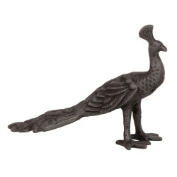 Figura Decorativa 19 x 6 x 13 cm Gris Pavo real