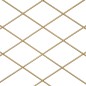 Estante 51 x 14 x 51 cm Natural Dorado Metal Madera