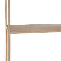 Étagère 43 x 13 x 84 cm Naturel Métal Blanc