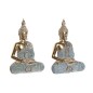Figurine Décorative DKD Home Decor 23 x 13 x 34 cm Bleu Buda Turquoise Oriental Décapé (2 Unités) Figurine Décorative DKD Home Decor 23 x 13 x 34 cm Bleu Buda Turquoise Oriental Décapé (2 Unités)