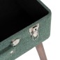 Coffre 50 x 35 x 45 cm Tissu Synthétique Bois