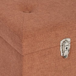 Coffre Tissu Synthétique Bois