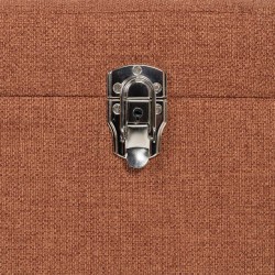 Coffre Tissu Synthétique Bois