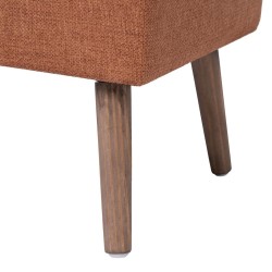 Coffre Tissu Synthétique Bois
