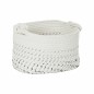 Juego de Cestas DKD Home Decor Blanco Negro Boho 36 x 36 x 33 cm (4 Piezas)