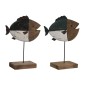 Figurine Décorative DKD Home Decor Multicouleur Naturel Poisson 18 x 8 x 26 cm (2 Unités) Figurine Décorative DKD Home Decor Multicouleur Naturel Poisson 18 x 8 x 26 cm (2 Unités)