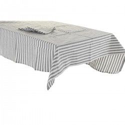Nappe et serviettes de table DKD Home Decor 150 x 150 x 0,5 cm Gris Blanc Vert