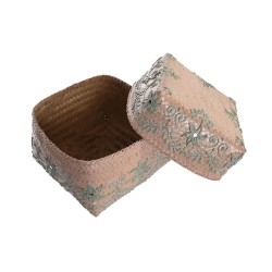 Set de basket DKD Home Decor Bambou Boho (27 x 27 x 23 cm)
