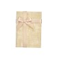 Set de boîtes décoratives Beige Carton Rayures Lien 3 Pièces