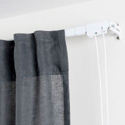 Tringle à rideaux Stor Planet Cintacor Extensible Renforcé Blanc 160-300 cm
