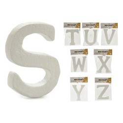 Letras STUVWXYZ Blanco Poliestireno 2 x 23 x 17 cm (8 Unidades)