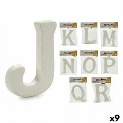 Lettres JKLMNOPQR Blanc polystyrène 2,5 x 22 x 17 cm (9 Unités)
