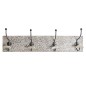 Portemanteau Home ESPRIT Blanc Fer Bois de manguier 76 x 14 x 21 cm