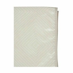Nappe Caoutchouc Beige Losanges 140 x 140 cm (12 Unités)