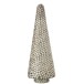 Albero con foglie in vetro argento 14x14x40cm