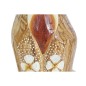 Figura Decorativa DKD Home Decor Blanco Marrón Perro Tropical 80 cm 16 x 9 x 100 cm