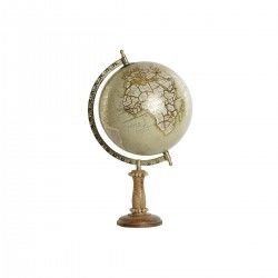Globe terrestre DKD Home Decor Marron Doré Vintage 24 x 20 x 38 cm