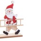 Adorno Navideño Multicolor Madera Papá Noel 14,5 x 5 x 19 cm