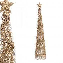 Décorations de Noël Doré Métal Conique 10 x 10 x 50 cm