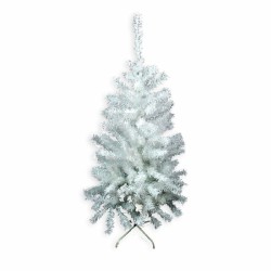 Sapin de Noël Blanc Multicouleur PVC Métal Polyéthylène 80 x 80 x 150 cm