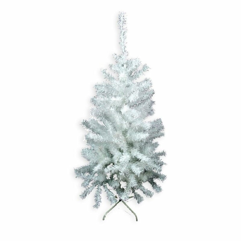 Sapin de Noël Blanc Multicouleur PVC Métal Polyéthylène 80 x 80 x 150 cm