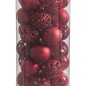 Boules de Noël Rouge Plastique 5 x 5 x 5 cm (30 Unités)