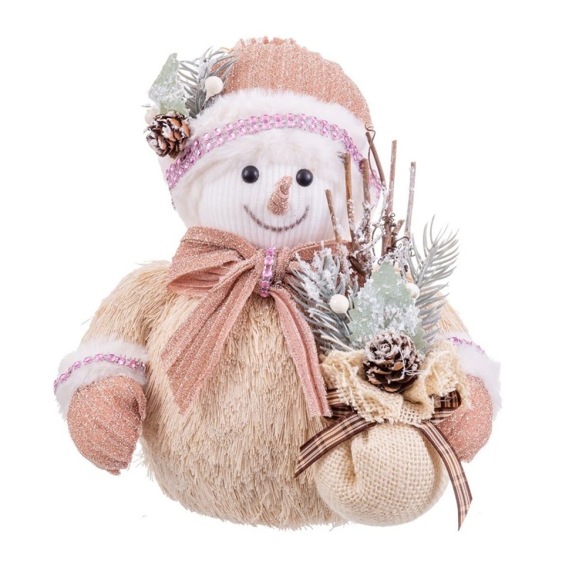 Décorations de Noël Multicouleur Plastique Polyfoam Tissu Bonhomme de Neige 19 x 16 x 22 cm Décorations de Noël Multicouleur Plastique Polyfoam Tissu Bonhomme de Neige 19 x 16 x 22 cm